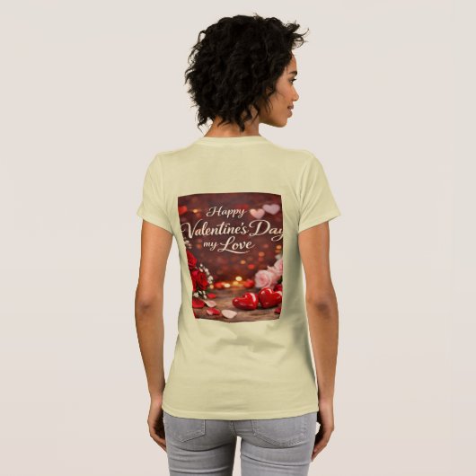 「ずっと私のヴァレンタイン」Tシャツ Tシャツ (裏面フル)