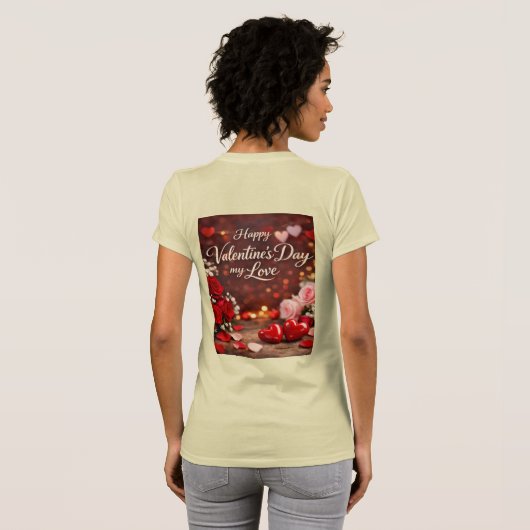 「ずっと私のヴァレンタイン」Tシャツ Tシャツ (裏面フル)