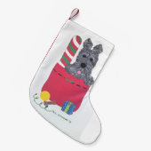 ずっと私はよいです スモールクリスマスストッキング (正面 (吊り時))