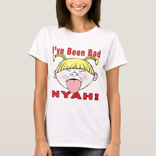 ずっと私は悪いです(女の子) Tシャツ (正面)
