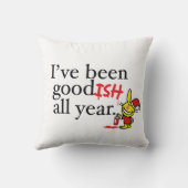 ずっと私はGoodish一年中です クッション (裏面)