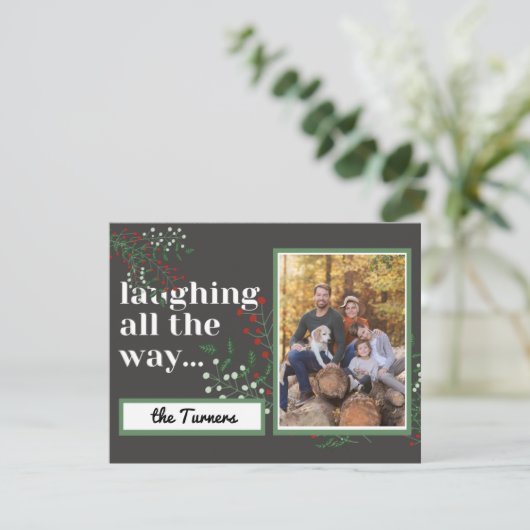 ずっと笑いながら写真のクリスマスリーフ (スタンド正面)