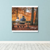 ずっと続いて…いつも キャンバスプリント (インサイチュ (ウッドフロア))