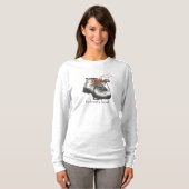 ずっと袖のティーの~の"Backcountryの隠者"のデザイン Tシャツ (正面フル)