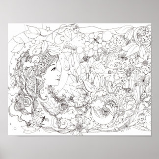 ずっと長いポスタープリント ポスター