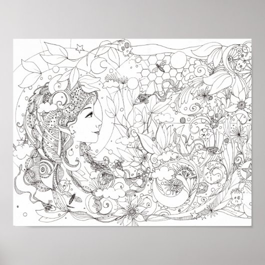 ずっと長いポスタープリント ポスター (正面)