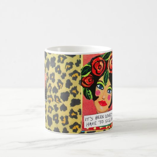 ずっとMUG-ITは美しいです今私は叫ばなければなりません コーヒーマグカップ (中央)