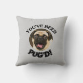 ずっとPUG'Dです! -おもしろいなパグの枕 クッション (裏面)