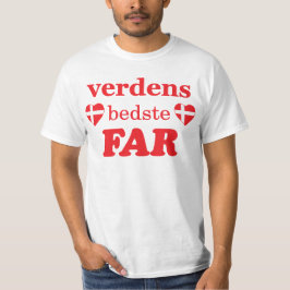 ずっとVERDENS BEDSTEの-デンマークの旗 Tシャツ