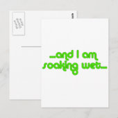 ずぶぬれの緑 ポストカード (正面/裏面)