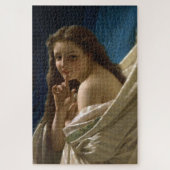 ずるいからかえる女性美しいのポートレート ジグソーパズル (縦)