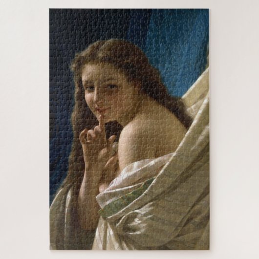 ずるいからかえる女性美しいのポートレート ジグソーパズル (縦)