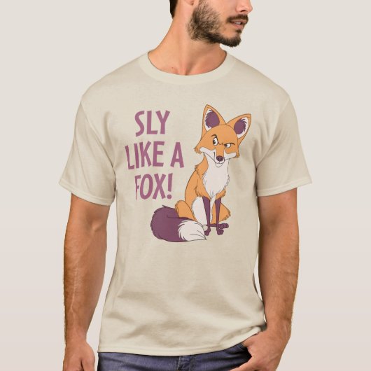 ずるいぞキツネ! Tシャツ (正面)