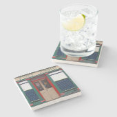 ずるいジョンのDingle、アイルランドのパブの大理石のコースター ストーンコースター (横)