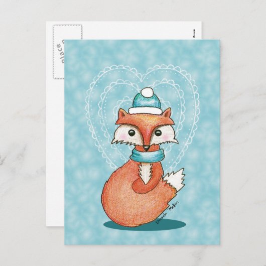 ずるいバレンタインの郵便はがき シーズンポストカード (正面/裏面)