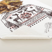 ずるい服を着せられたキツネ シェルパブランケット (3/4)