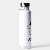 ずるそうなダック™ |名前の追加 ウォーターボトル (右面)