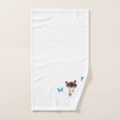 ずるそうな猫 バスタオルセット (ハンドタオル)