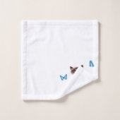 ずるそうな猫 バスタオルセット (ウォッシュタオル)