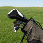 ずるそうな黒猫イニシャル ゴルフヘッドカバー (インサイチュ)