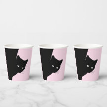 ずるそうな黒猫ピンクのハッピーバースデー、年齢と名前