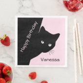 ずるそうな黒猫ピンク (インサイチュ)