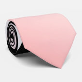 ずるそうな黒猫ピンク ネクタイ (ロール)