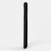 ずるそうな黒猫ピンク Case-Mate iPhoneケース (裏面/右)