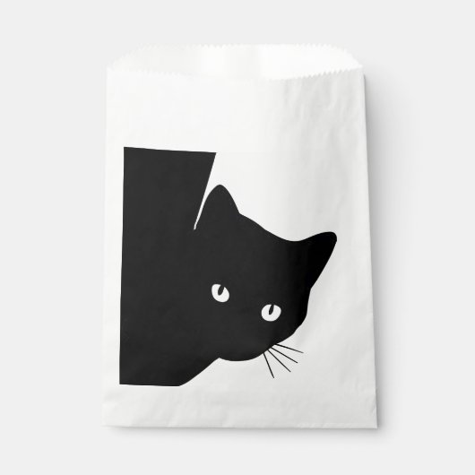 ずるそうな黒猫 フェイバーバッグ (正面)