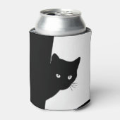 ずるそうな黒猫 缶クーラー (缶正面)
