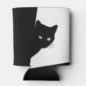 ずるそうな黒猫 缶クーラー (裏面)