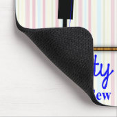 ずる賢いシュー及びシューヴィンテージ裁縫機 マウスパッド (コーナー)