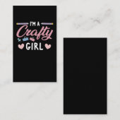 ずる賢いスクラップブック作りガールブック愛好家 名刺 (正面/裏面)