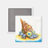 ずんぐりしたカニ マグネット (正面/裏面)