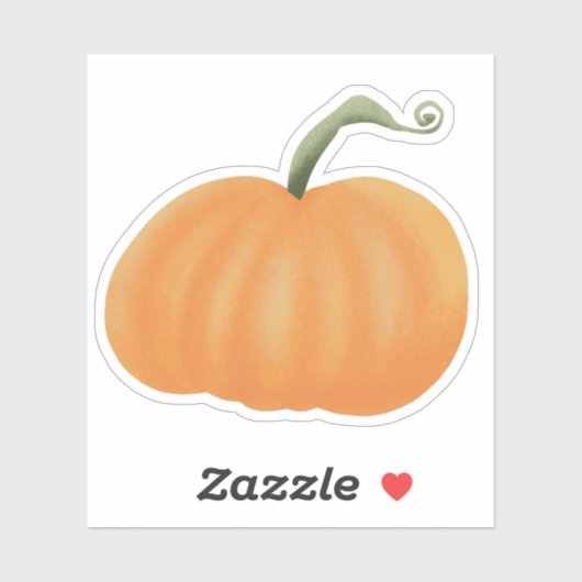 ずんぐりしたカボチャ シール (シート)