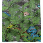 ずんぐりした卑劣なヘビ シャワーカーテン (正面)