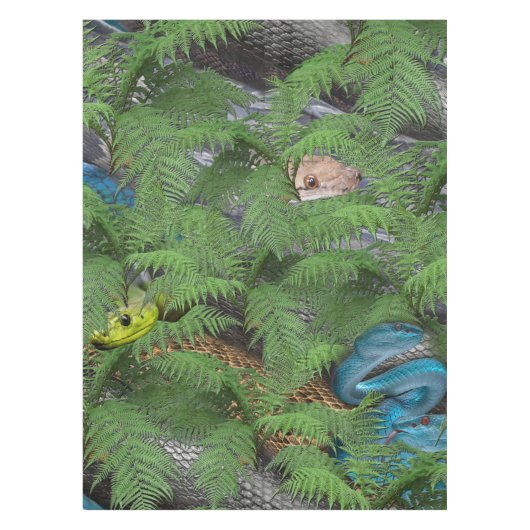 ずんぐりした卑劣なヘビ テーブルクロス (正面)