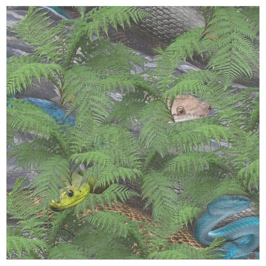 ずんぐりした卑劣なヘビ ファブリック (クローズアップ)