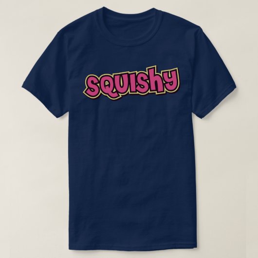 ずんぐりした Tシャツ (デザイン正面)