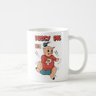 ずんぐりとしたブタのコーヒー・マグ(11のoz。 サイズ) コーヒーマグカップ