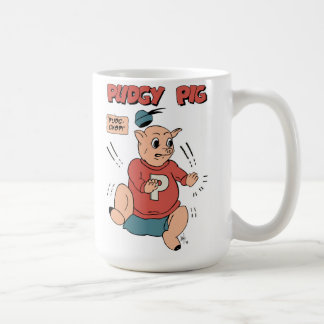 ずんぐりとしたブタのコーヒー・マグ(15のoz。 サイズ) コーヒーマグカップ
