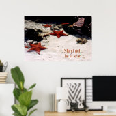 ずんぐりと星を目指す ポスター (ホームオフィス)