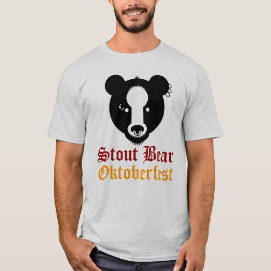 ずんぐり熊 Tシャツ (正面)