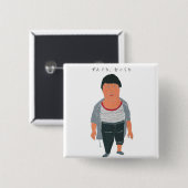 ずんぐり、むっくり 缶バッジ (正面&裏面)