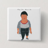 ずんぐり、むっくり 缶バッジ (正面)