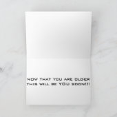 せっかちな人が丘の誕生日カード カード (内部)