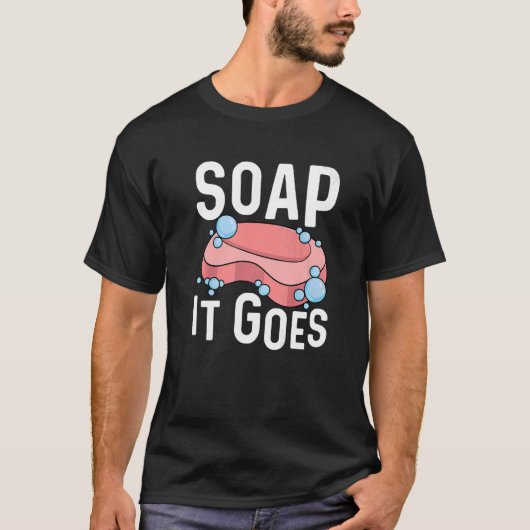 せっけんでパンと石鹸を作る Tシャツ (正面)