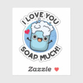 せっけんの石鹸おもしろいが大好き シール (シート)