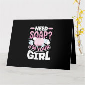 せっけん製造おもしろい機 カード (黄色い花)