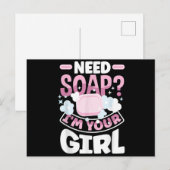 せっけん製造おもしろい機 シーズンポストカード (正面/裏面)